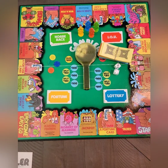 Vintage 1977 Gambler Board Game - Picture 4 of 6